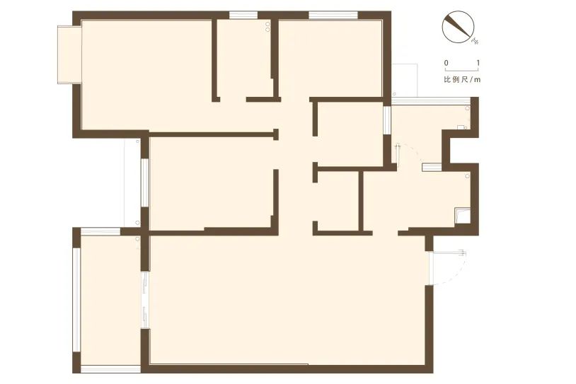 100㎡三居室改造丨中国武汉丨武汉小小空间事务所-8