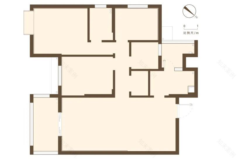 100㎡三居室改造丨中国武汉丨武汉小小空间事务所-8