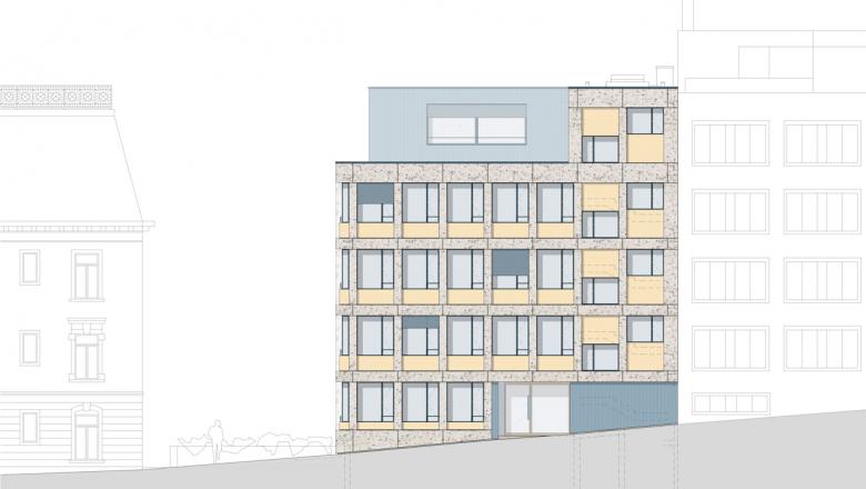 Andri Cajos Architekten AG丨Umbau und Aufstockung Bürogebäude Kurvenstrasse, Zürich-Unterstrass丨瑞士-1