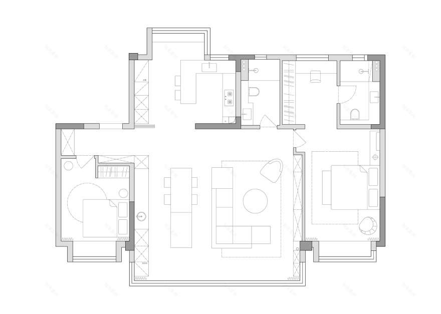 现代且正当时丨中国合肥丨合肥行一空间设计-35