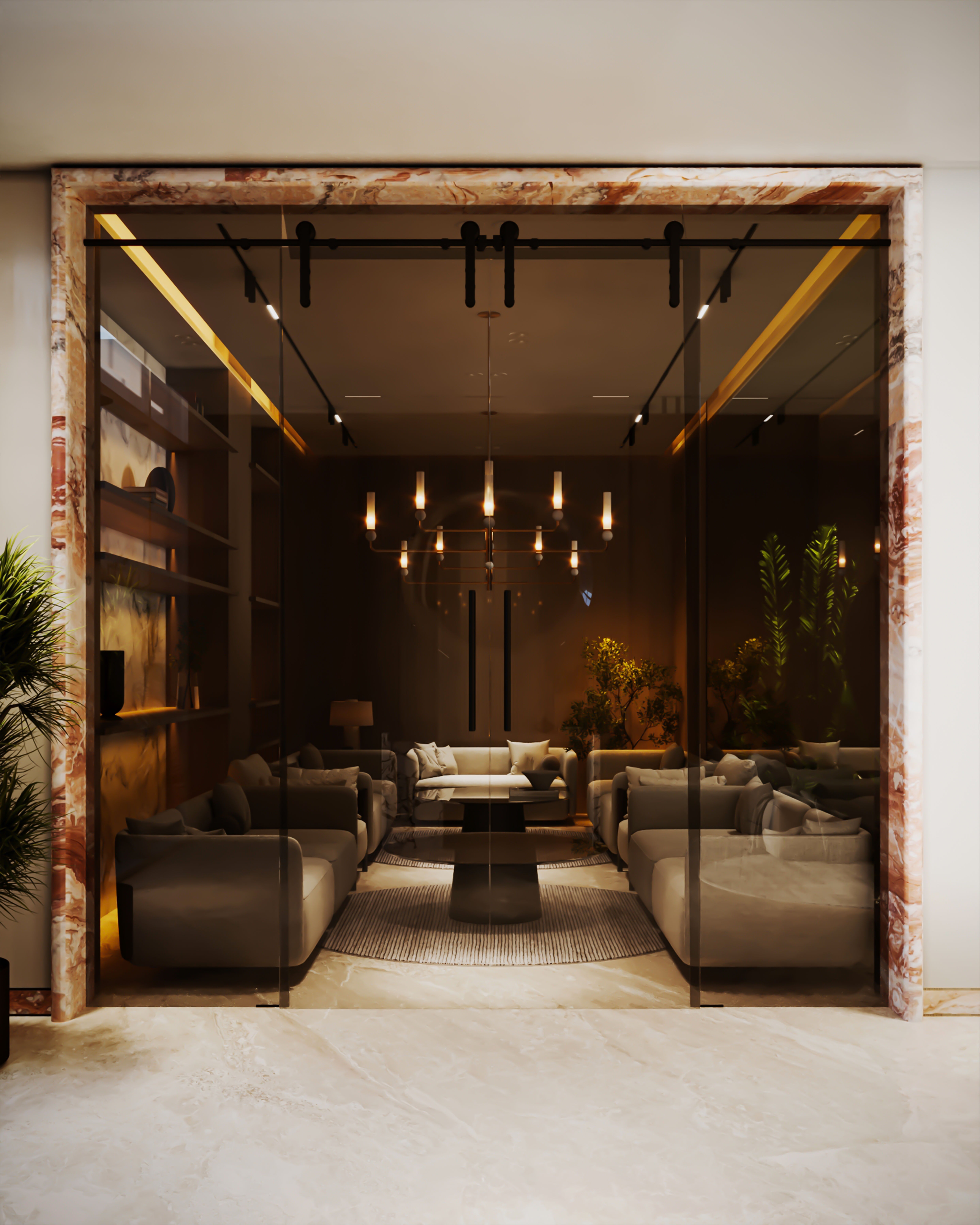 SOLTAN VILLA · 01 BASEMENT室内设计-7