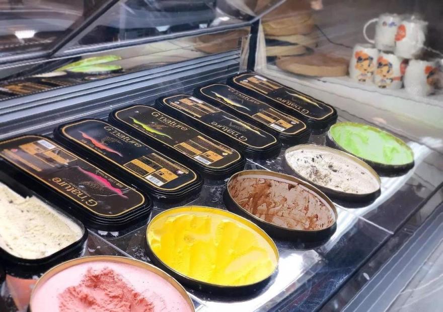 INS 北欧风冰淇淋店,海洋球池、梦幻水晶球灯吸睛设计-18