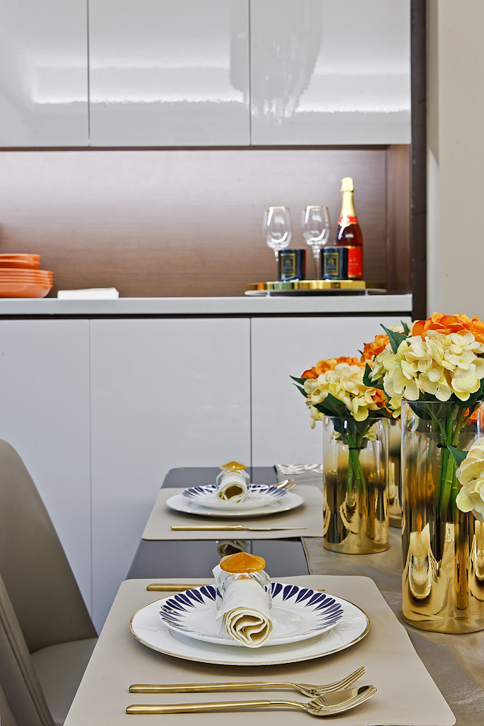 马鞍山朗诗熙华府混搭风样板房空间摄影-17