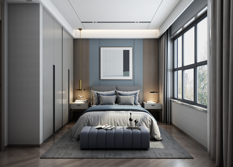 普罗理想国叠墅 | 现代融合中式，轻奢新中式空间-8