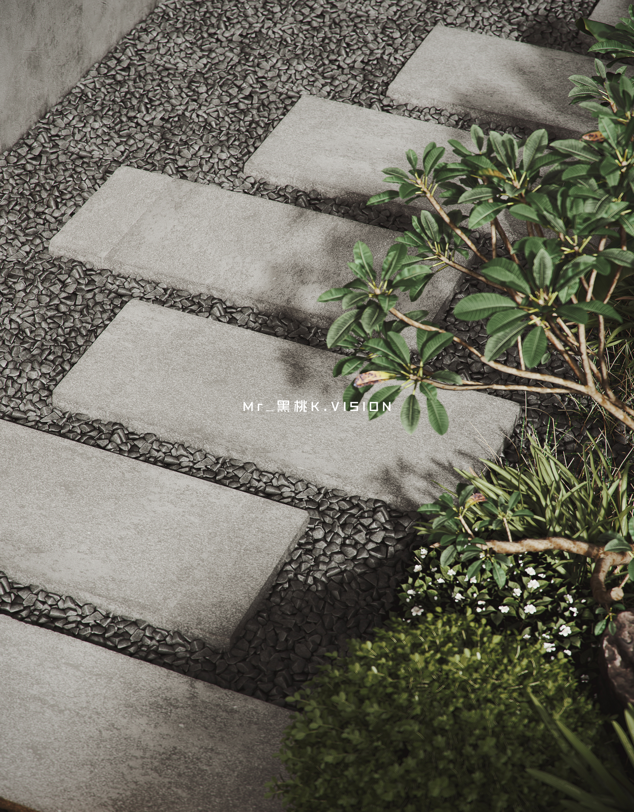 室外园林建筑表现-13