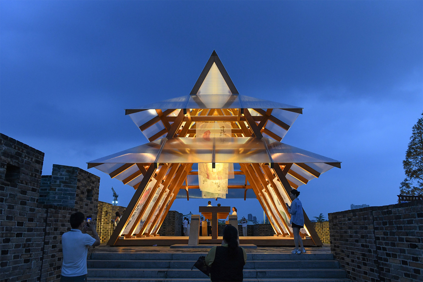 “再现拱辰门”·亭林园北门艺术装置丨中国建筑设计研究院有限公司一脉设计研究中心-33