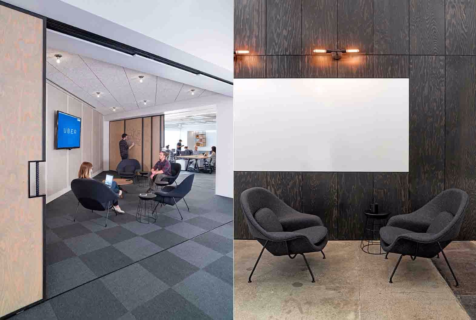 旧金山：现代极简的Uber办公室大楼-11