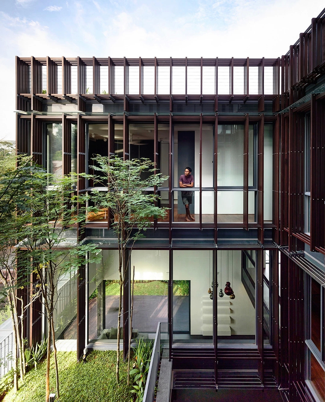 豪华别墅 现代风格新加坡的私人住宅-32