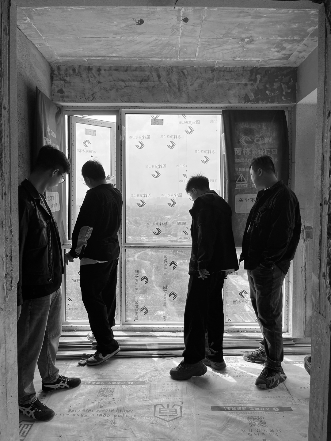 原始粗狂的混凝土裸顶遇上紧凑小三房,这酷酷的松弛感真让人着迷丨中国长沙丨東乙建设-157