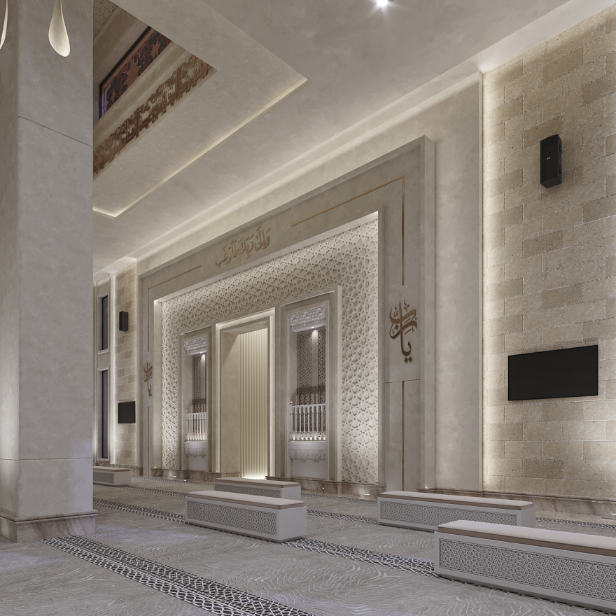 Masjed 设计(内外)丨沙特阿拉伯丨Gehauz 设计工作室,Dream Makers 工作室-12