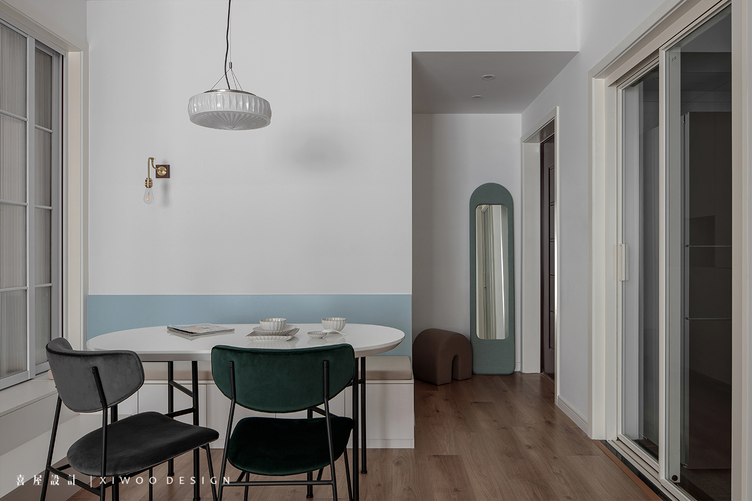 成都金科东方雅郡·蓝月亮 home,打造法式复古明亮北欧风居所-5