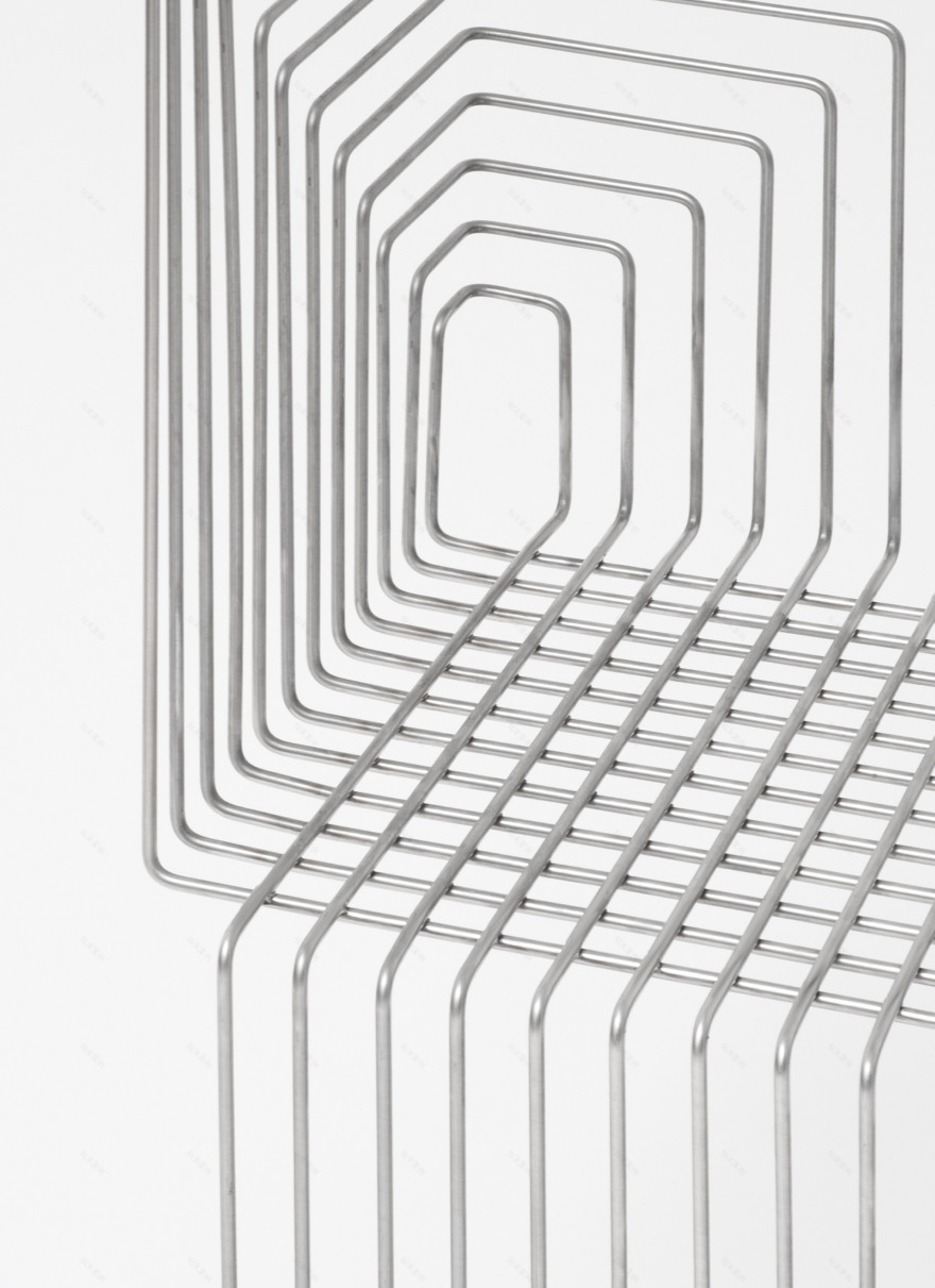 Thomas Feichtner's Octagon chair references traditional wire fencing techniques-15