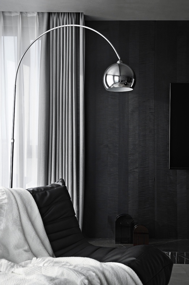 极简黑白,打造轻盈自在的生活空间丨中国淮安丨CX.D 辰夏空间规划-2