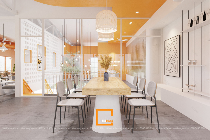 CoCo Coffee & Milktea咖啡馆及奶茶店设计丨越南丨KenDesign-28