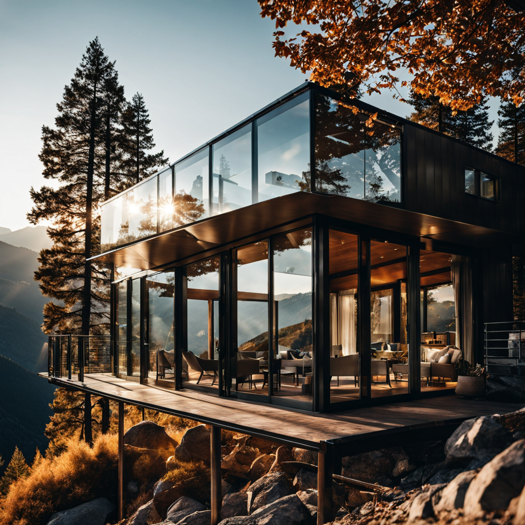 玻璃和钢结构房屋-8