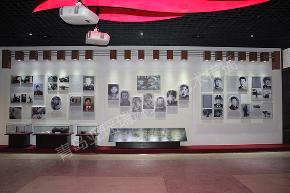 崂山烈士陵园纪念堂设计布展-6