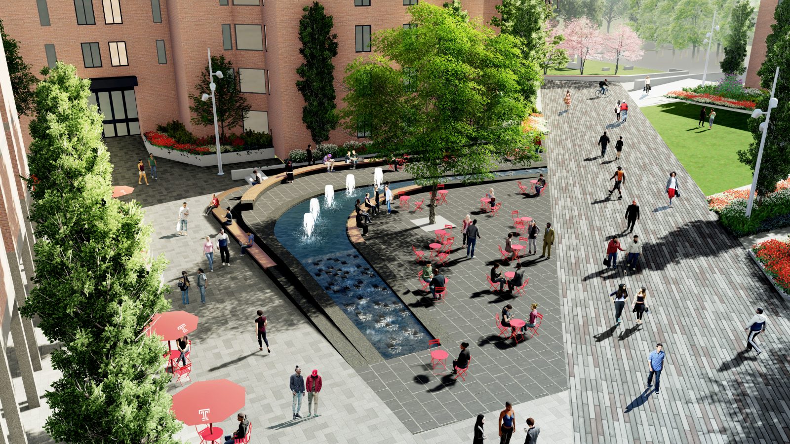 Temple University Liacouras Walk South: “The Cut”-9