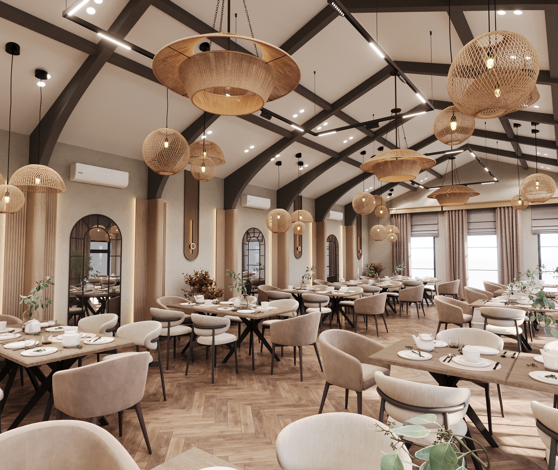 160平方米餐厅室内设计丨亚美尼亚丨Design_14,Narek Azaryan-36