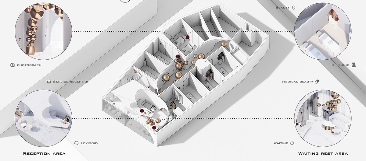 一场奇幻的泡泡之旅·CICI纤美体验店设计丨中国上海丨Towodesign堂晤设计-53