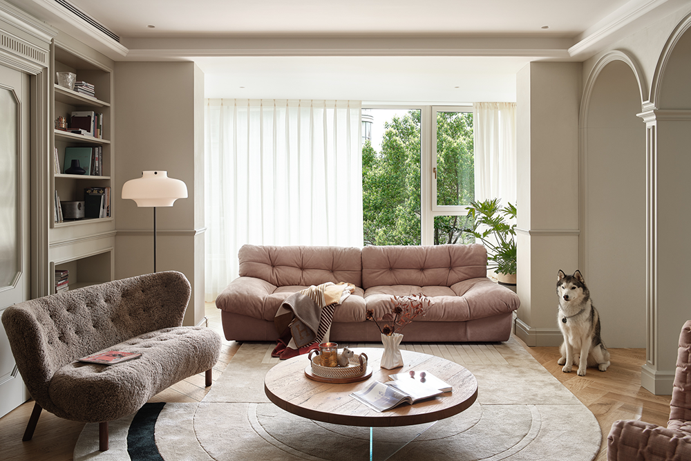 法式复古清新浪漫舒适自然风住宅设计丨中国上海丨上海示觉室内设计事务所-23