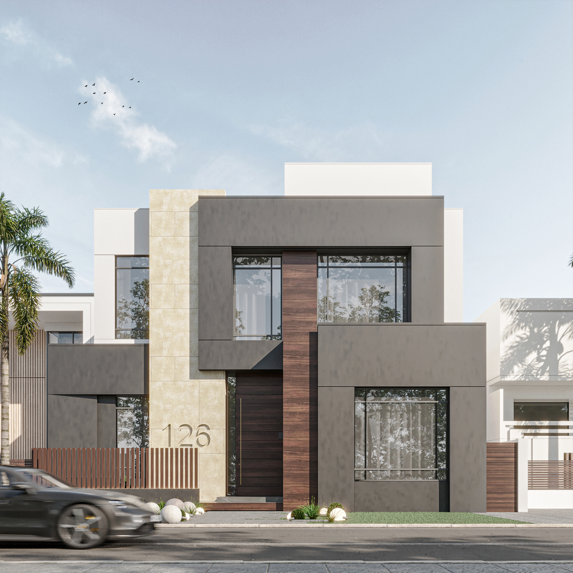 VILLA7科威特现代别墅丨Moamen Amin-4