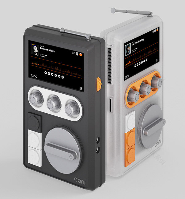 音乐播放器3D产品动画丨Marek Słota-10