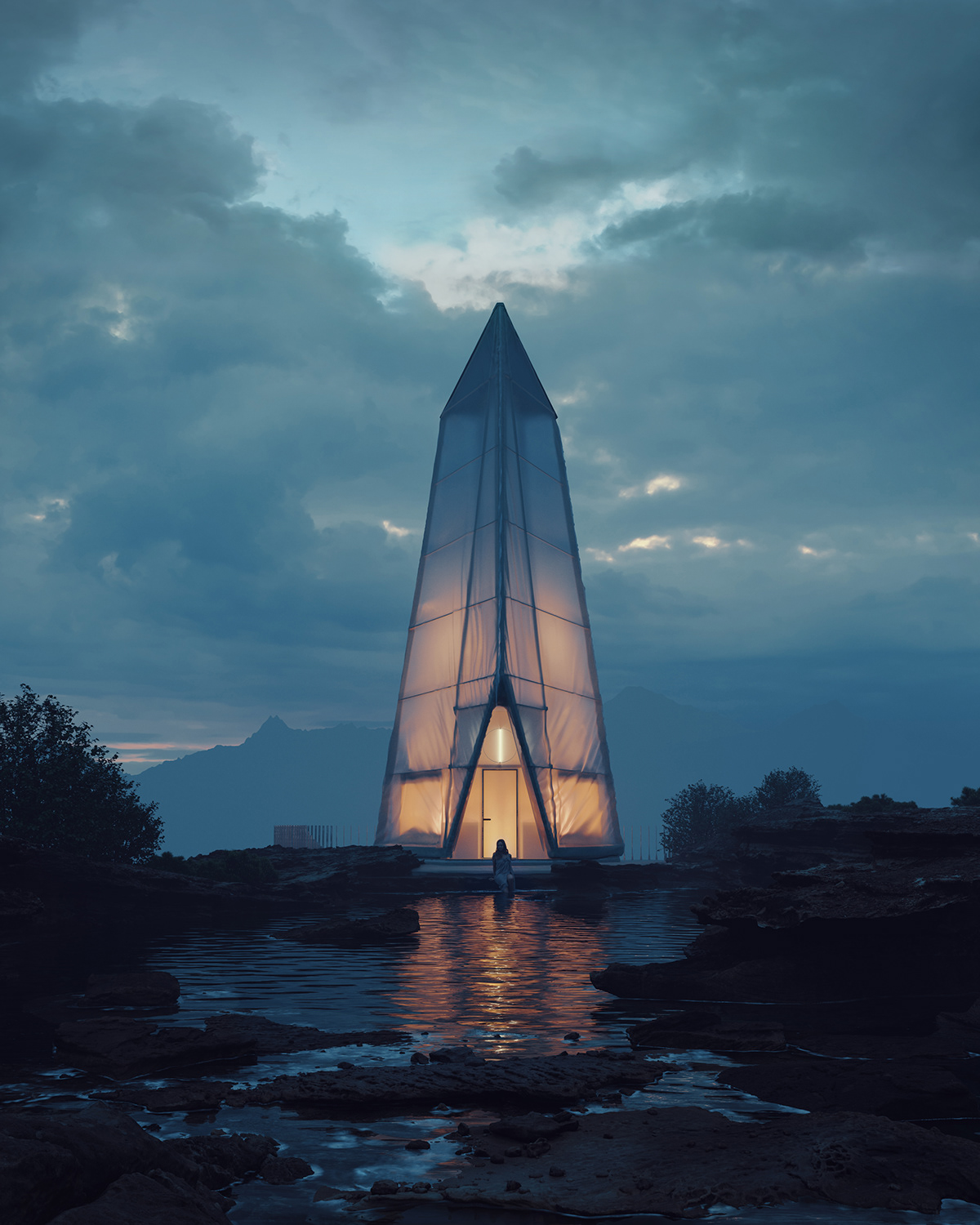 Northern Wisps 预制小屋设计丨Bartosz Domiczek-0