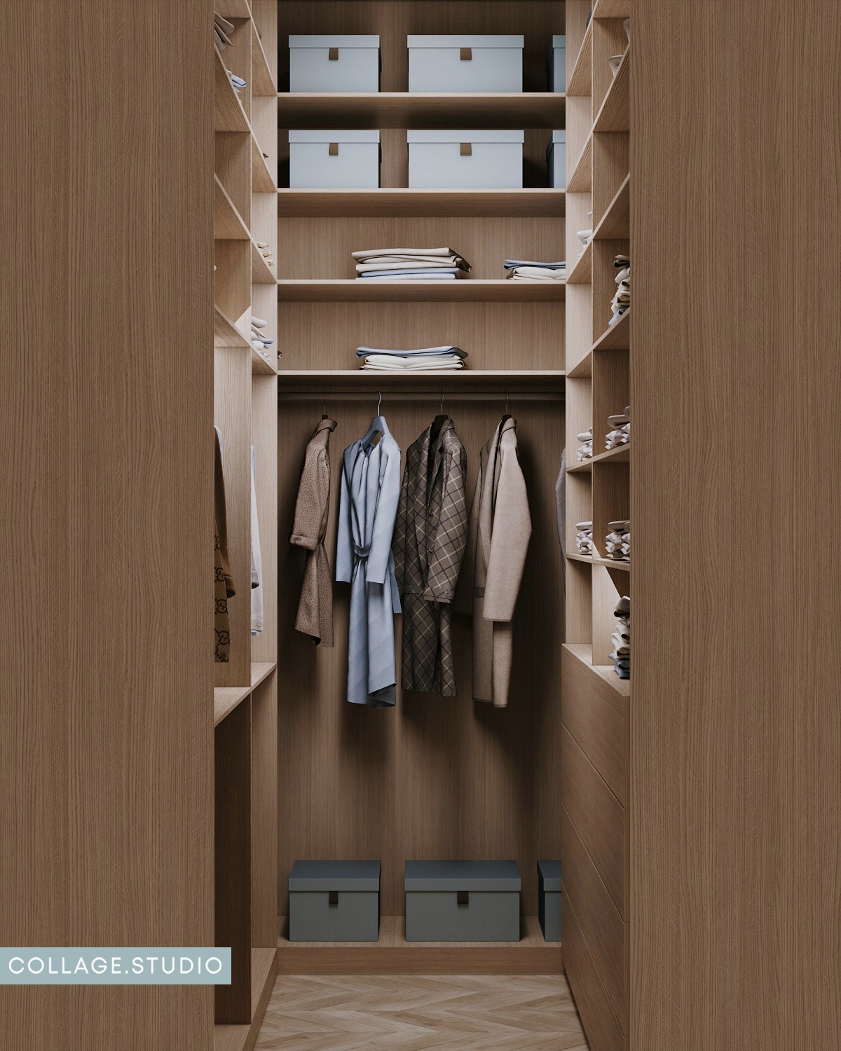 浅蓝色+木质 美的纯粹又自然。-12