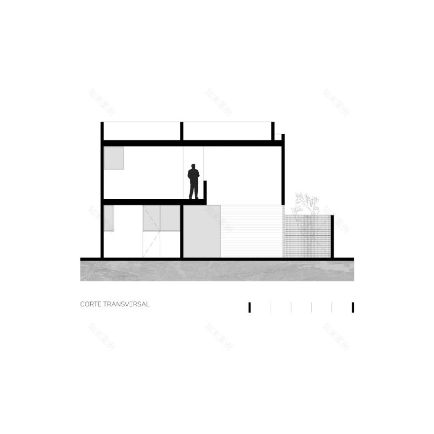 墨西哥 D-4 别墅 | 木质立方体与户外庭院打造独特空间-33