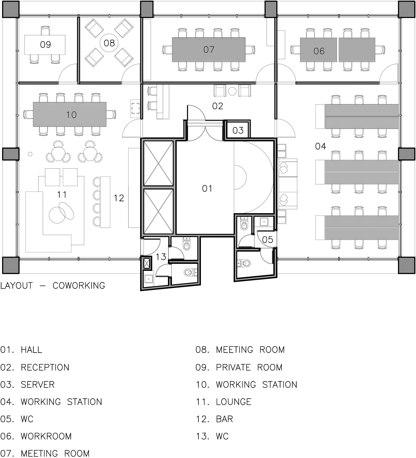 巴西圣保罗 Vista Club 联合办公空间-18