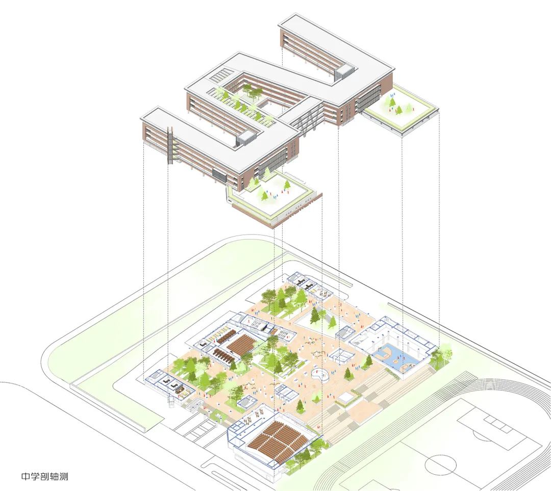 铜陵市十五中西湖校区及师范附小新校区丨中国铜陵丨安徽地平线建筑设计有限公司-7