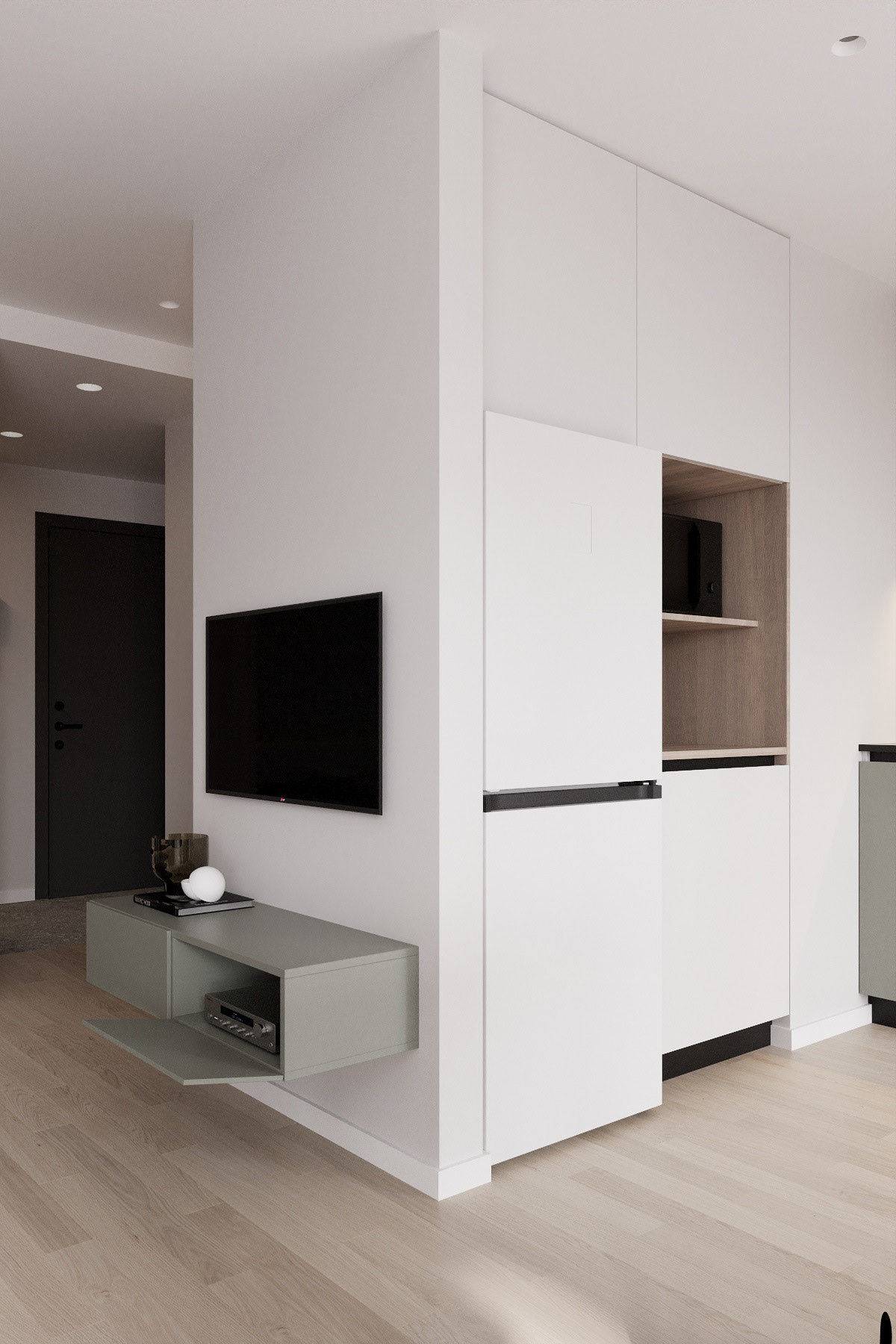 浅色系小空间公寓设计 超舒适-13