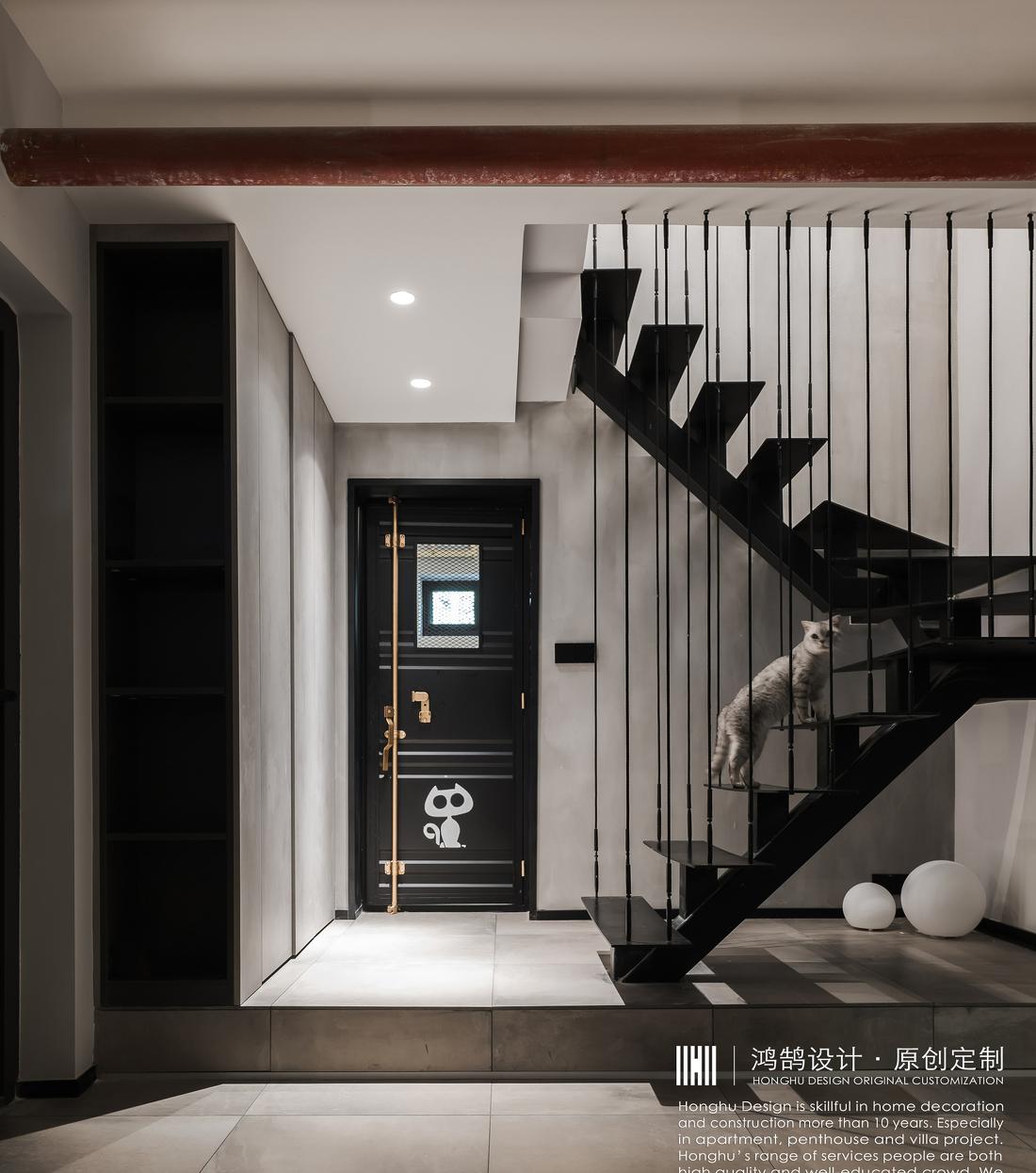 工业风哥特萝莉式住宅丨中国上海丨上海鸿鹄设计-10