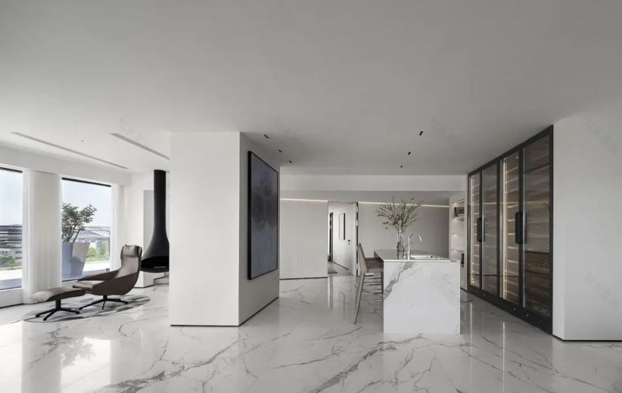 西湖边的家丨中国杭州丨AKASA万界设计事务所-10