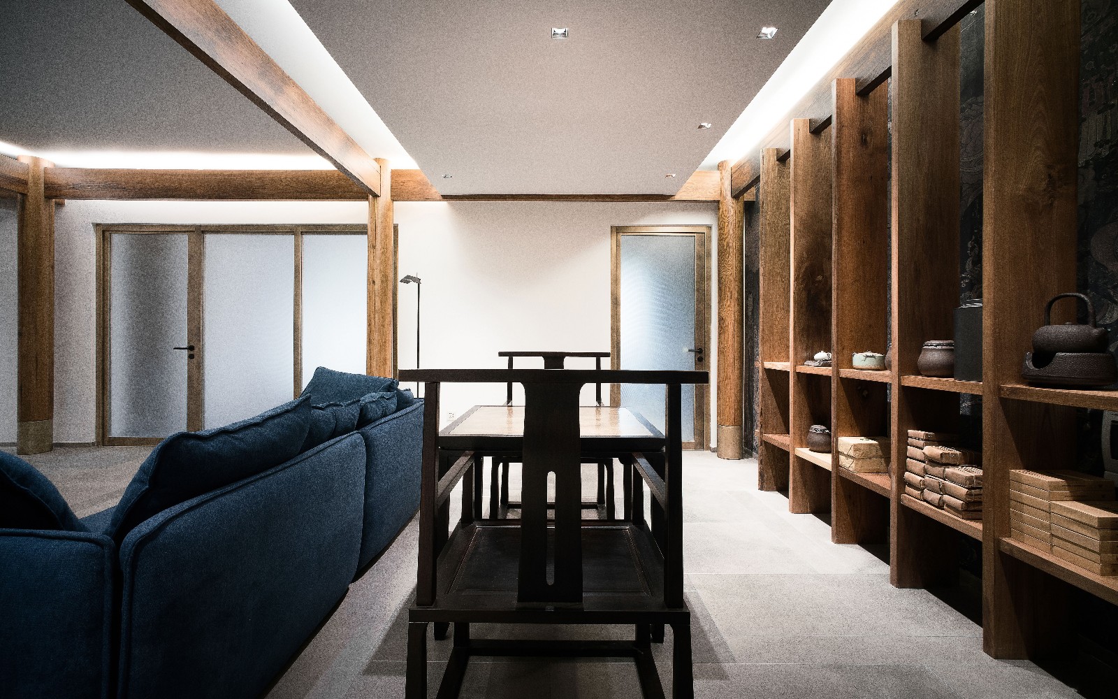 写意·木构——140㎡长沙万科紫台东方意境住宅-6