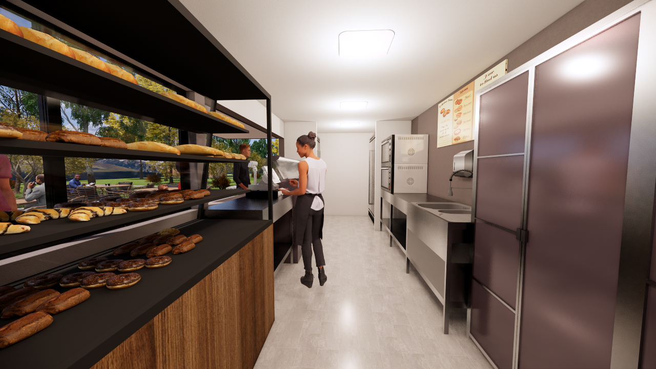 Mobilna Pekarna / Prodajalna HLEBČEK.Bäckerei / Bakery-5