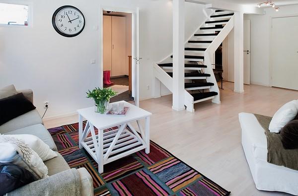 瑞典简约白色房屋设计-22