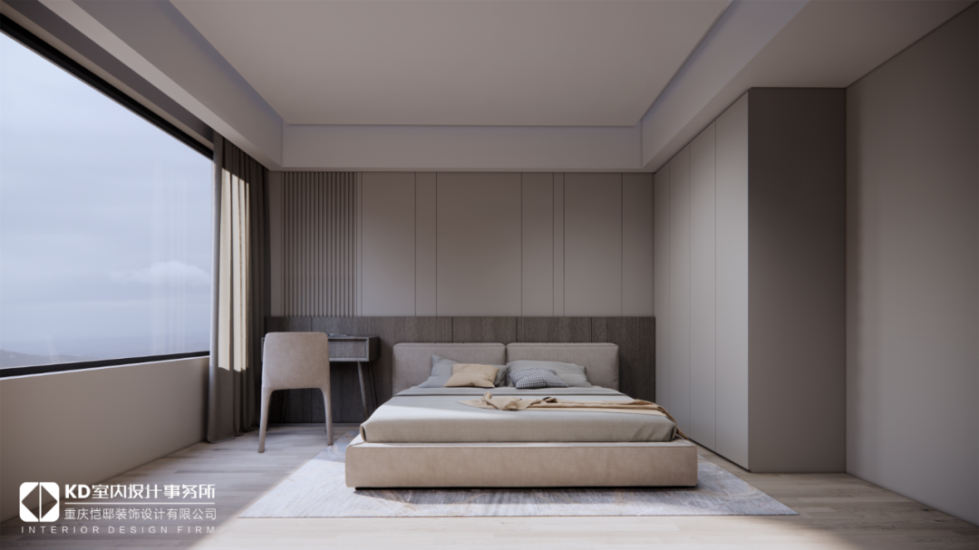 高级灰的温柔魅力|壹号半岛165㎡现代简约之家丨中国重庆丨KD室内设计事务所-45