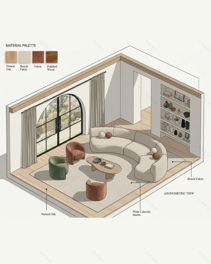 有机现代生活空间 · 计算机生成图像-12