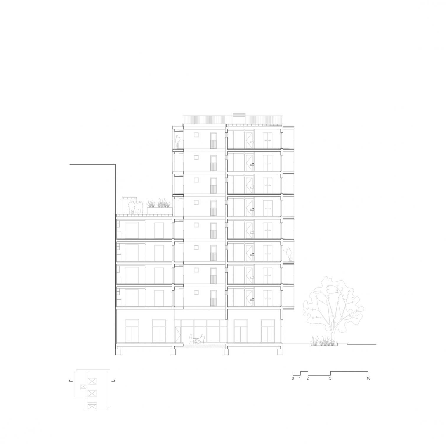 巴塞罗那"La Chalmeta"合作住宅丨西班牙巴塞罗那-24