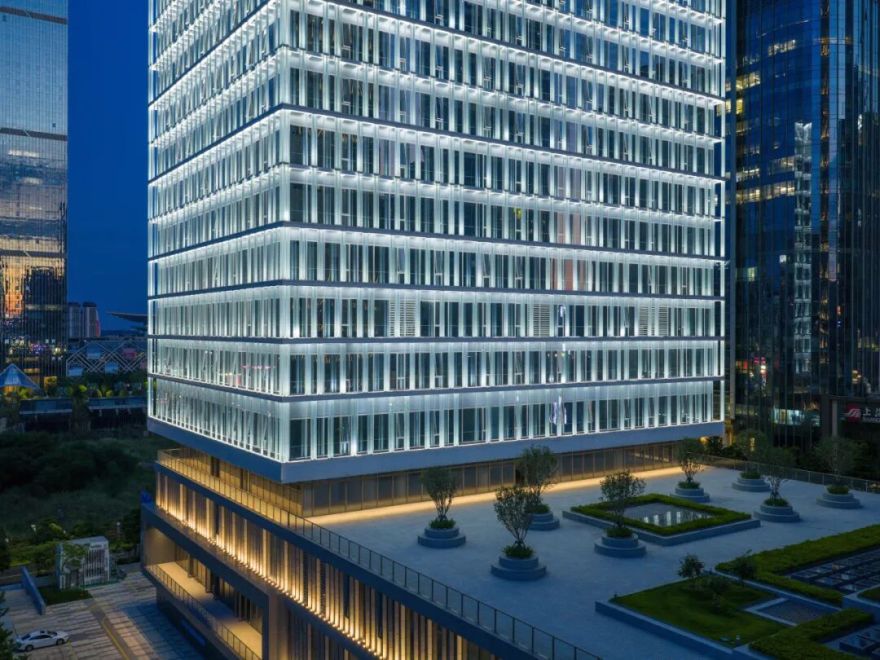 南宁中银金融中心:中建照明点“靓”东盟金融门户新地标-23