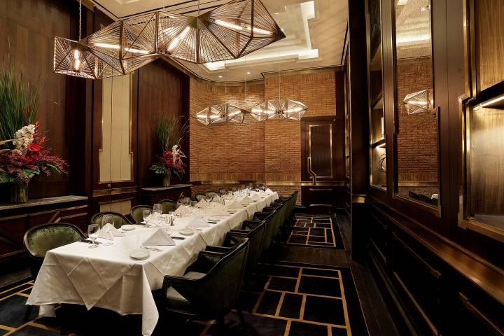 Ruth Chris Steak House寿司吧室内设计丨印度丨Metaphor Interior建筑事务所-15