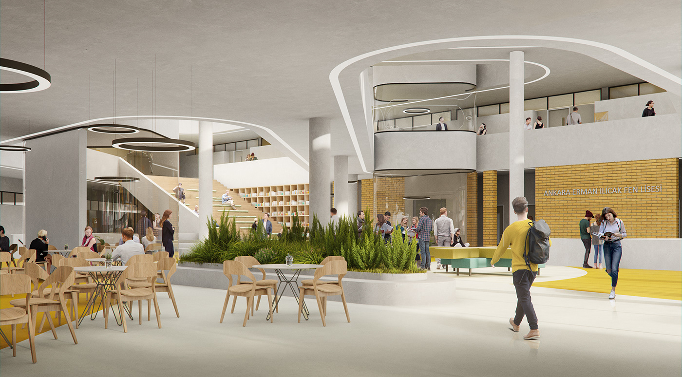 安卡拉埃尔曼·伊利恰克科学高中丨土耳其安卡拉丨CBN Architecture-13