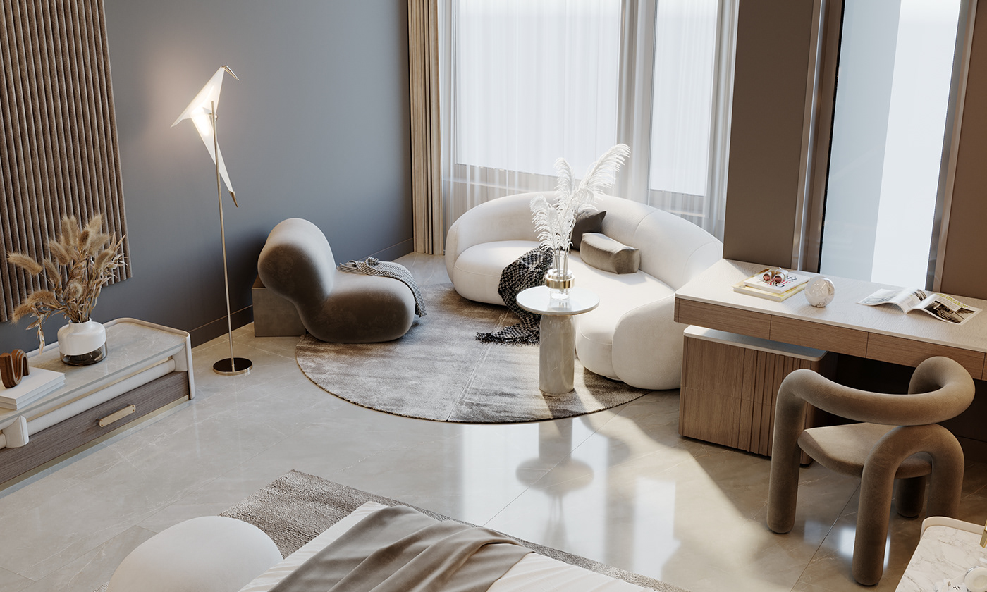 现代少女卧室设计丨Hany Saad Innovations-8