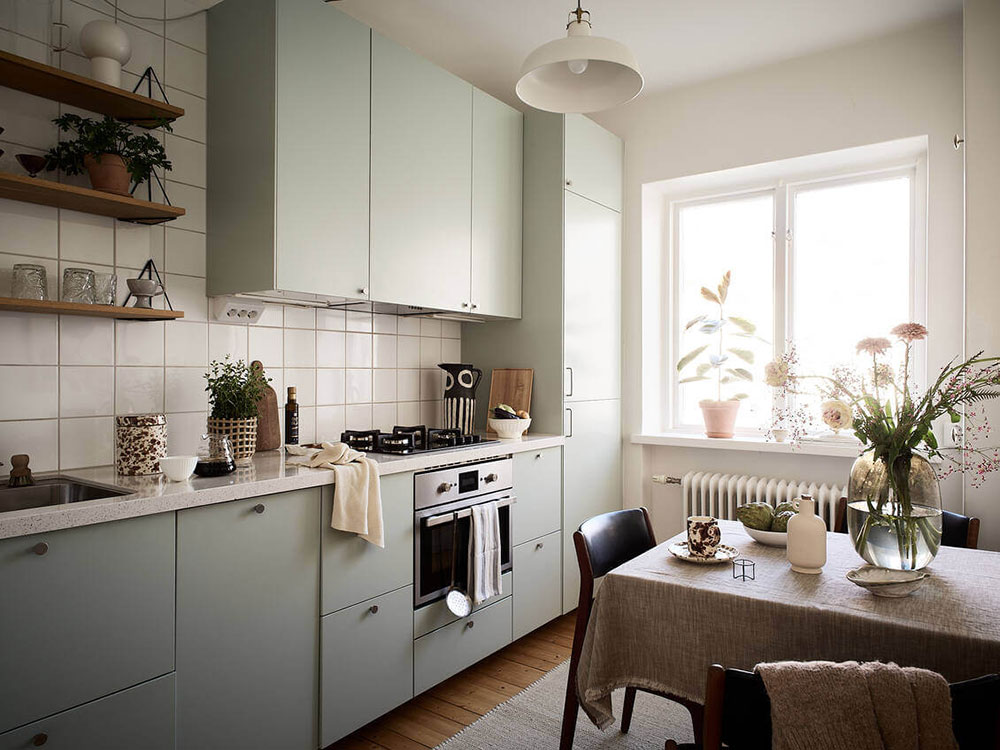 30㎡瑞典粉色女性公寓,功能与风格并存-10