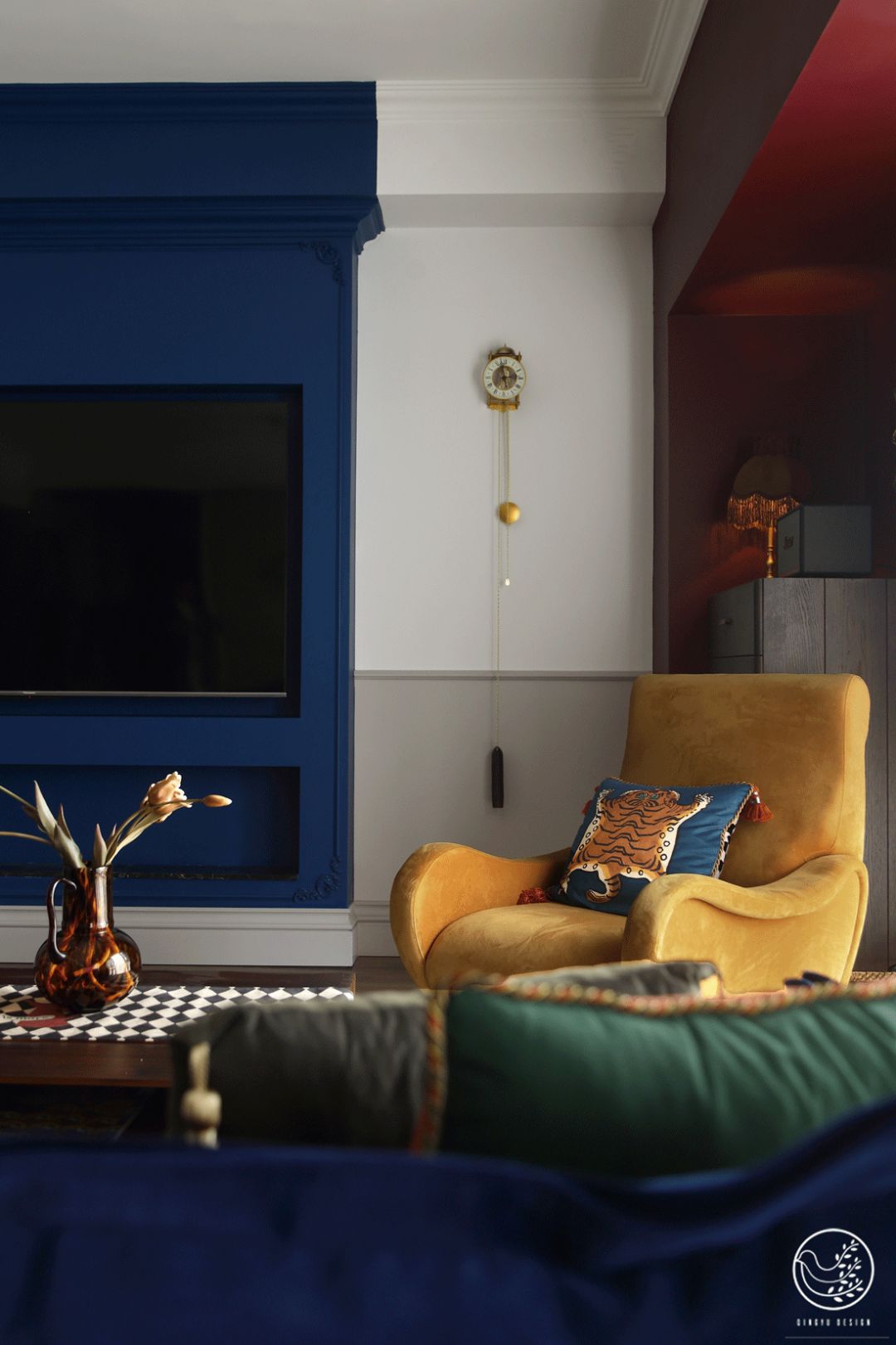 色彩斑斓的艺术之家丨中国成都丨清羽设计-23