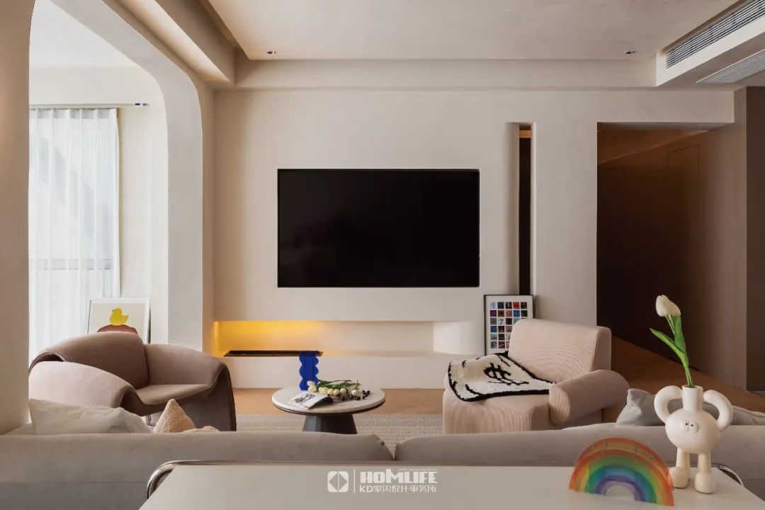 雅居乐国际花园150㎡彩色的夏日多巴胺丨中国重庆丨KD室内设计事务所-29