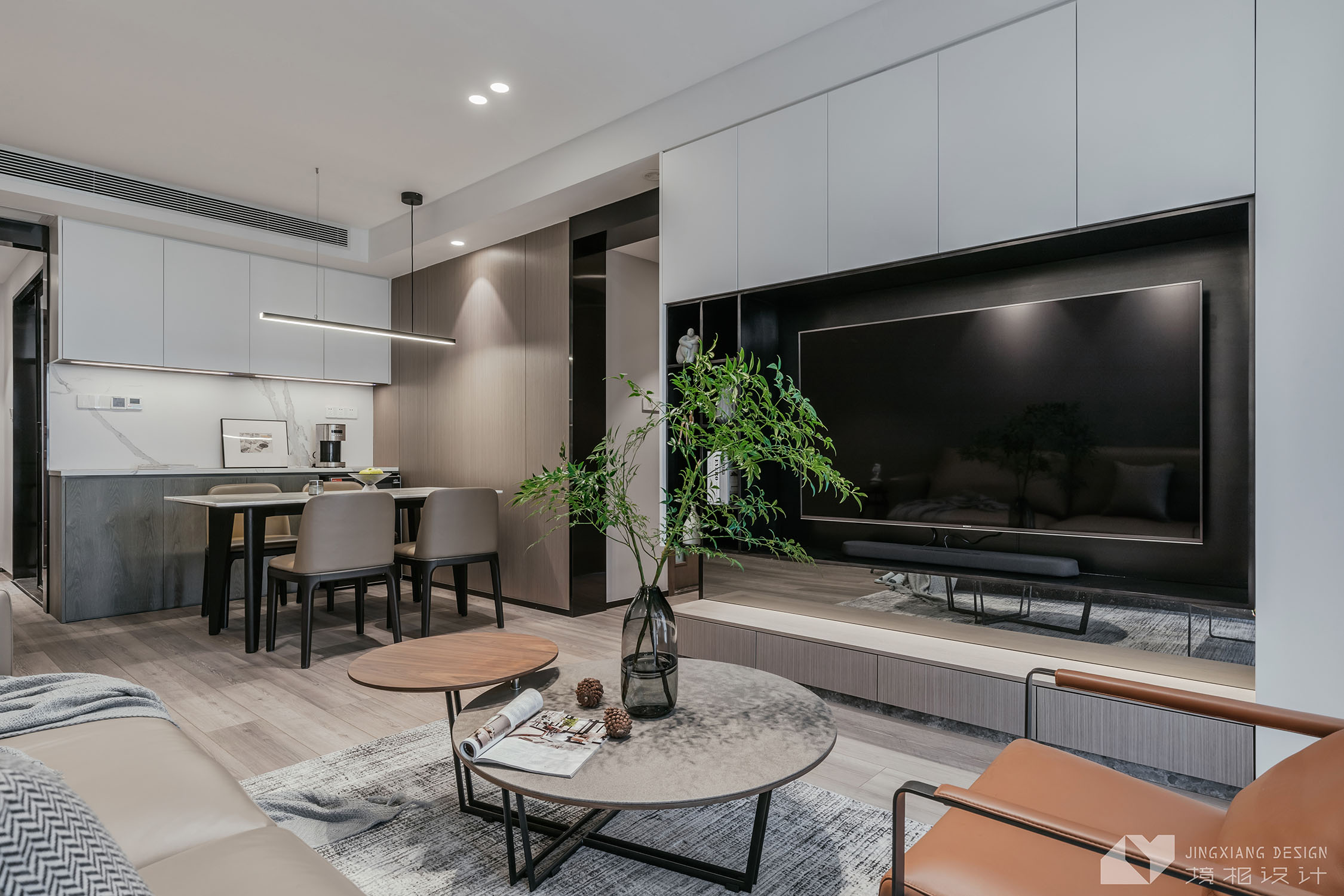 深圳龙光玖龙玺 89㎡现代简约家居设计,境相设计打造灰度空间-35