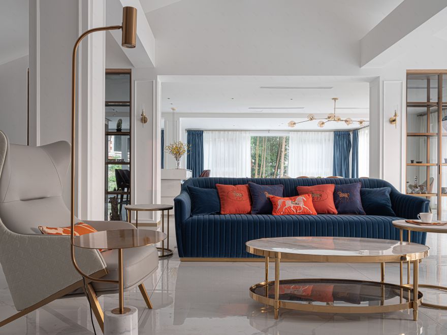 成都初一别墅设计 | 依山而建,巧妙布局,打造优雅现代空间-13