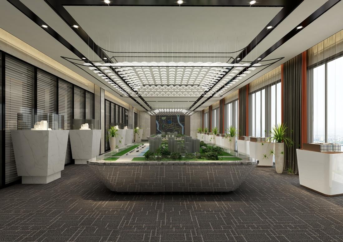 办公售楼大厅-9